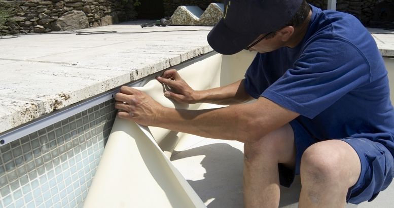 Etapa 2: instalación de un liner armado para impermeabilizar la piscina